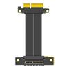 GLOTRENDS 100mm PCIe X4 Riser Cable for Sound and More 4.0 - M.2, WiFi, Firewire, USB, Cards,
