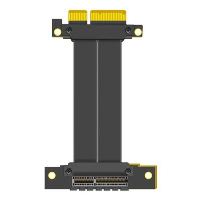 GLOTRENDS 60mm PCIe X4 Riser Cable for Sound and More 3.0 - M.2, WiFi, Firewire, USB, Cards,