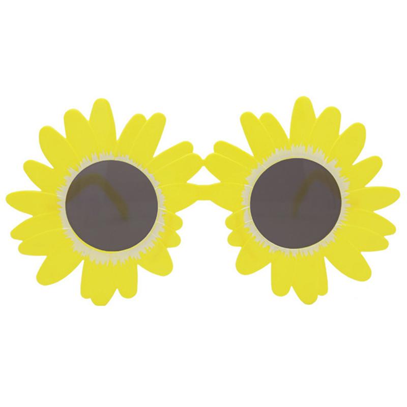 Women Party Sunglasses Cute Sun Flower Daisy Sun Glasses Funny Party Dramatic Cosplay Eyewear Women Uv400 Eyeglasses