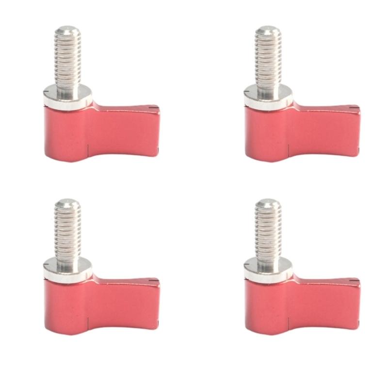 4Pcs/set Adjustable Aluminum L Shaped Mini Handle Screw for Camera Tripods Outdoor Gear