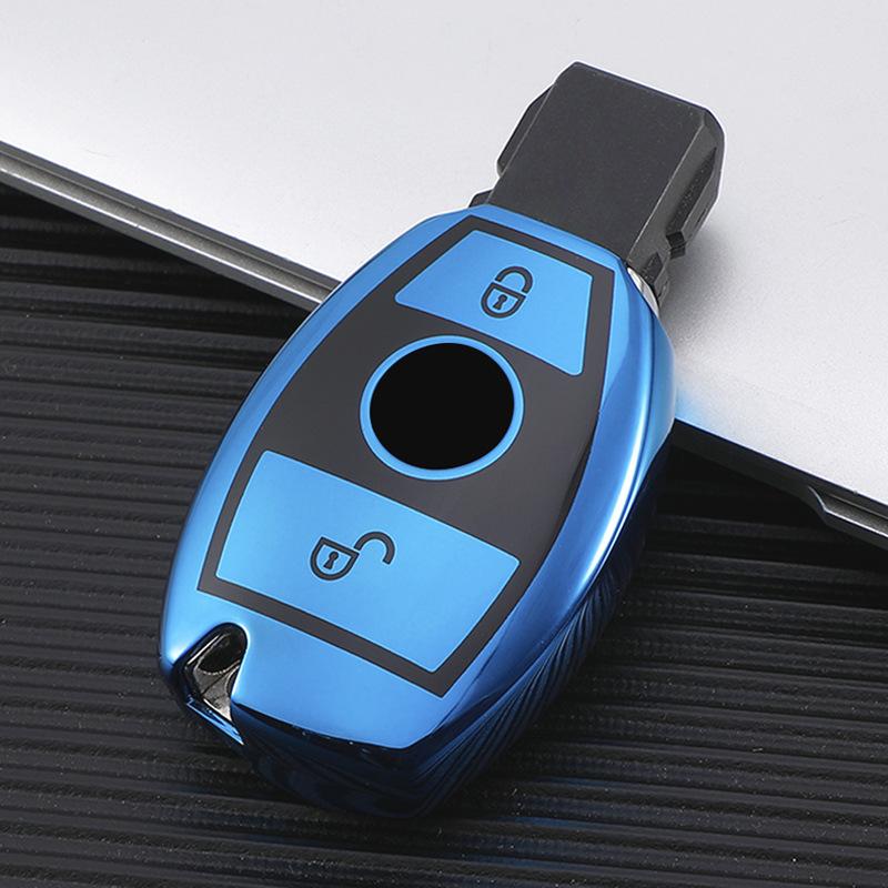 Suitable for Mercedes-Benz A-class Key Cover, C-class S-class B-class GLC/CLS/SLC/GLE/GLC Case All-inclusive Key Chain