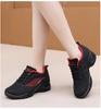 Women's Soft Sole Shock-Absorbing Dance Shoes with Breathable Mesh and Mid-Heel for Casual Square Dancing