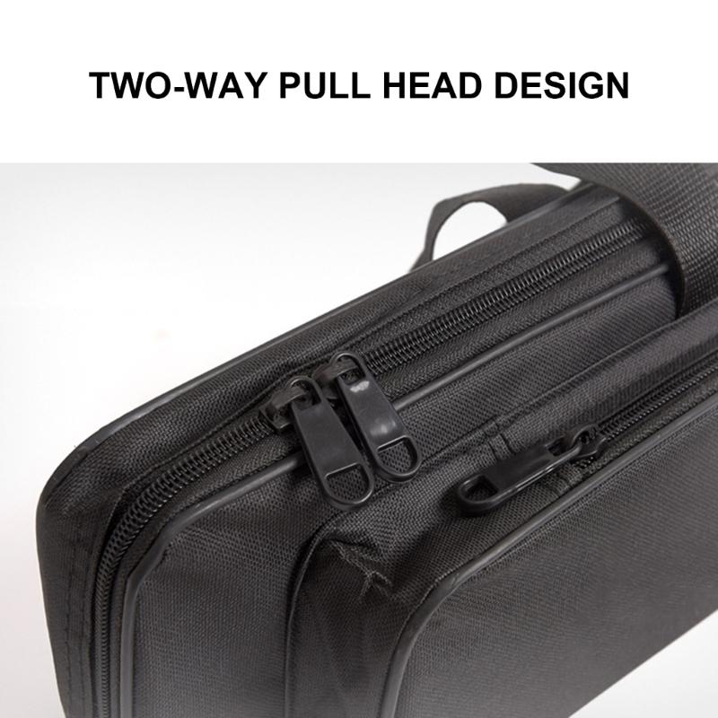 Angelzubehör-Organizer Tragbare Oxford-Stoff Angelrutenrollen Aufbewahrungstasche Angelzubehör Werkzeugtasche Einfach zu bedienen