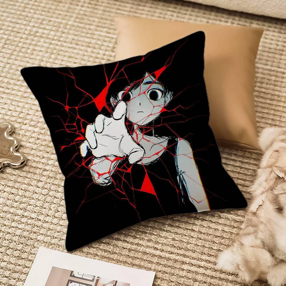 Poszewka na poduszkę z gry anime O-Omori Przeciw roztoczom Niewidoczny zamek Błyskawiczny Kanapa Łóżko