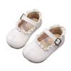 Girls' Leather Shoes Spring and Autumn Xiaoxiangfeng Princess Style Children's Comfortable Soft Sole Fake Split-toe Single Shoes Lace Mary Jane Shoes