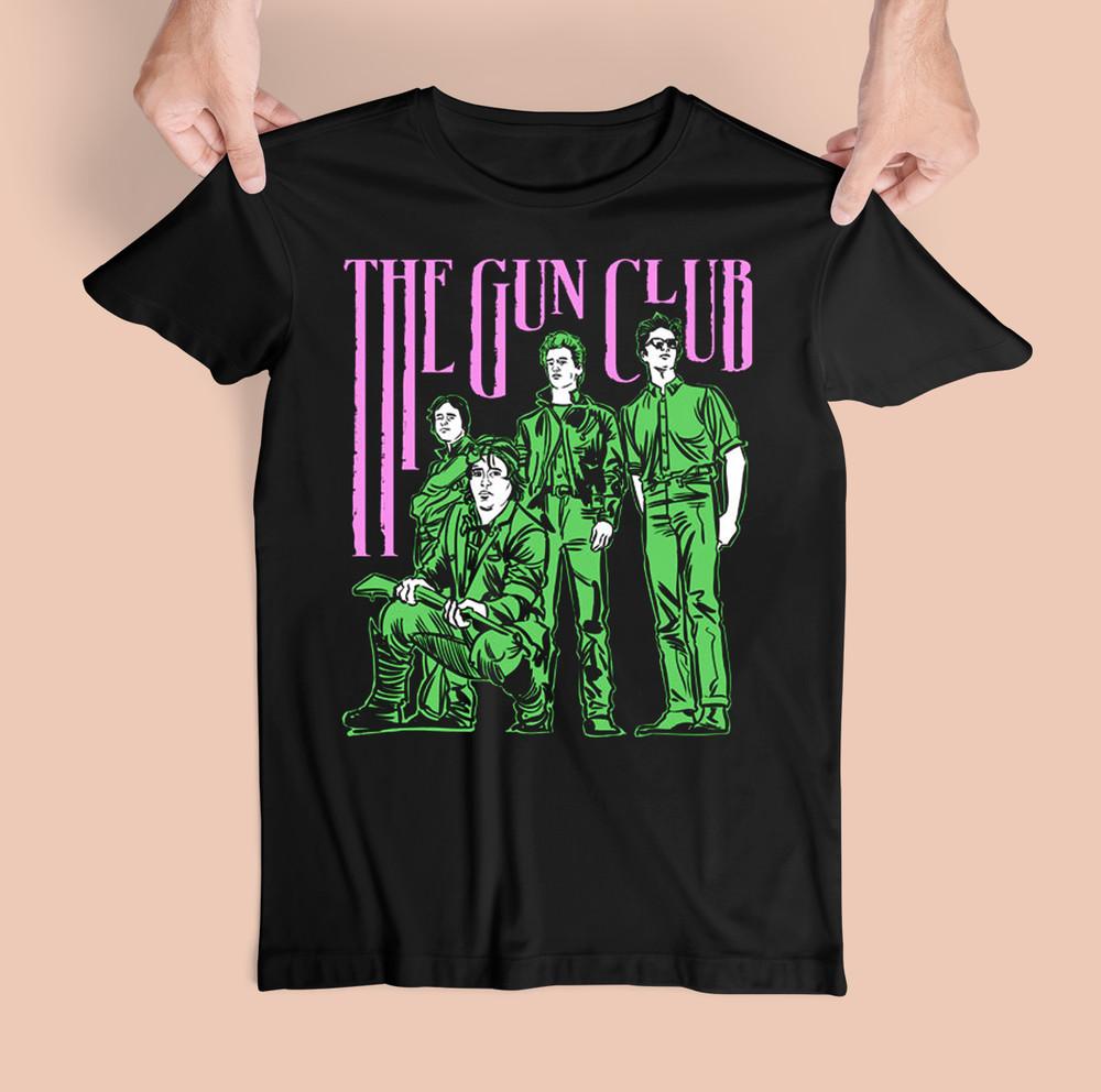 The Gun Club Band Heavy Cotton T Shirt For Men Women Full Size SE060 Unisex T-Shirt XXXL