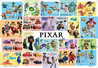 Tenyo Child Puzzle Disney Gathering Pixar Friends 80 Piece Puzzle for Children Child Puzzle W Series Antibacterial Coat Comes with Cleaning Cover Ages