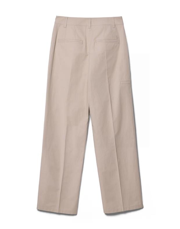 Hejiseu [His] Beige Straight Pants