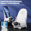 Wireless Fast Charging Charger Stand Holder Unique Mini Chair Shape Ergonomic Mobile Phone Desktop Station Phone Holder