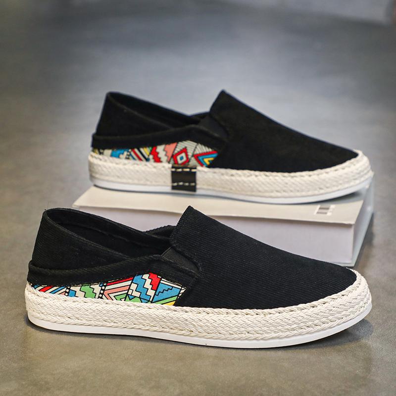Men Canvas Shoes Casual Sneaker for Men Slip-on Vulcanized Comfortable Male Flats Loafers Driving Shoes Zapatos Hombre 2024