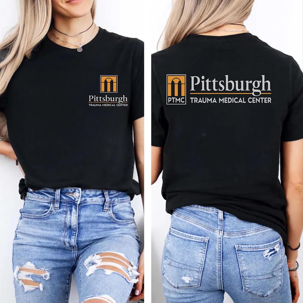 Pittsburgh Trauma Medical Center Unisex T Shirt PTMC TV Show Shirt Vintage Fan Merch Unisex T-Shirt Streetwear Summer Tops Tee S чёрный
