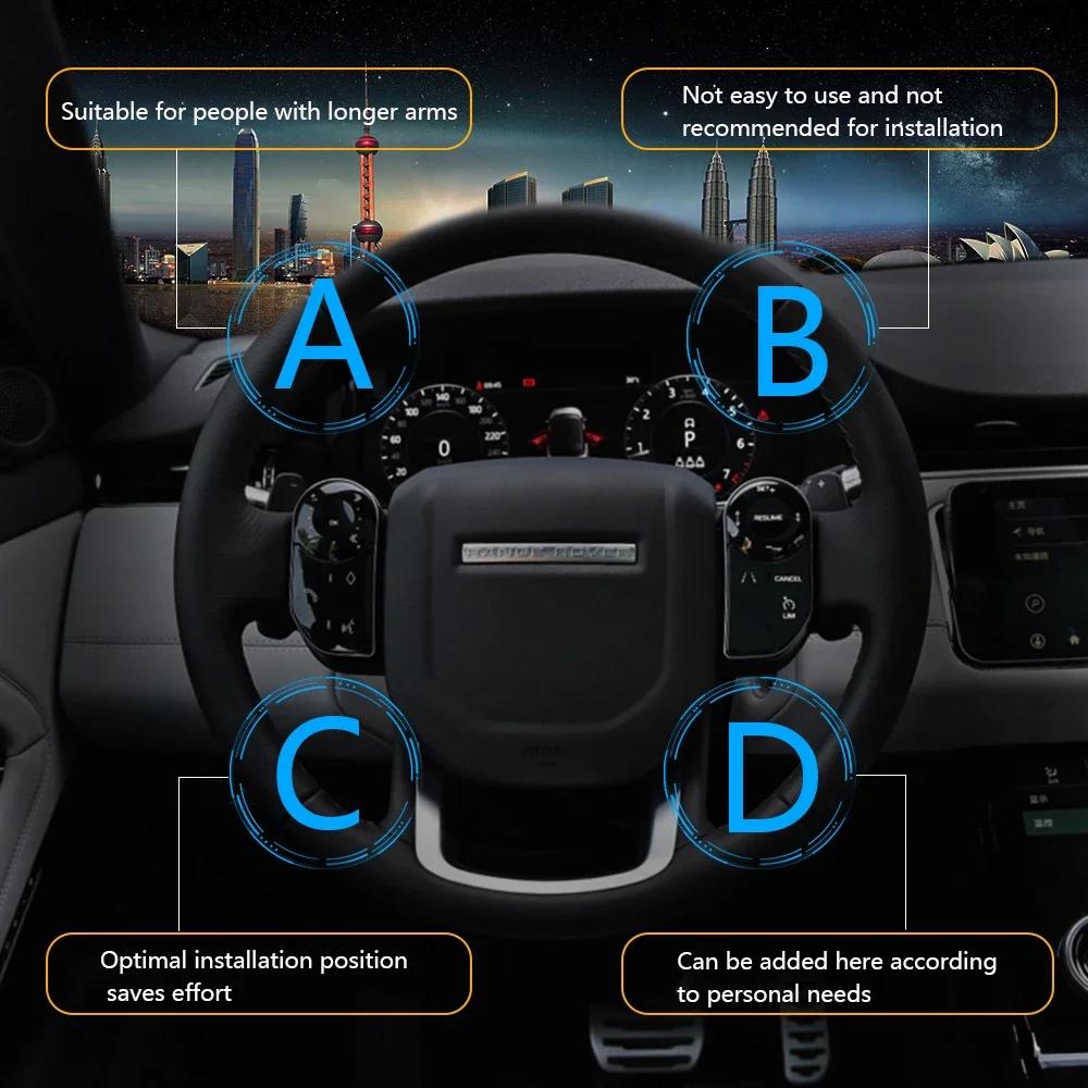 2025 New Car Steering Wheel Knob Ball  360° Spinner Knob Power Handle Ball Booster for Skoda Octavia Fabia Rapid Yeti Kodiaq Sup