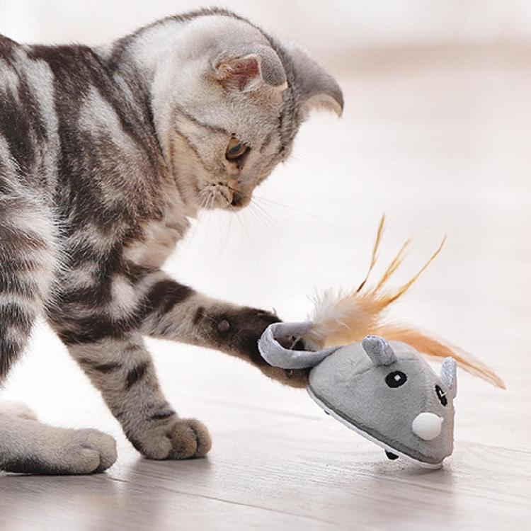 Mice Toys for Cats Moving Mouse Play-Catch Interactive Training Toy for Kitten