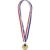 Sports Medal - Out2Play Nylon O2p - Tricolor Nylon Cord - Golden - Child
