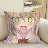 CCitrus GLAnime YYuzu Aihara Square Sofa Pillow Cover Solid Color Living Room Home Decor Cushion Case