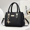 Simple and large-capacity hot-selling handheld women's bags 2026 new fashionable and versatile PU material single shoulder oblique span small