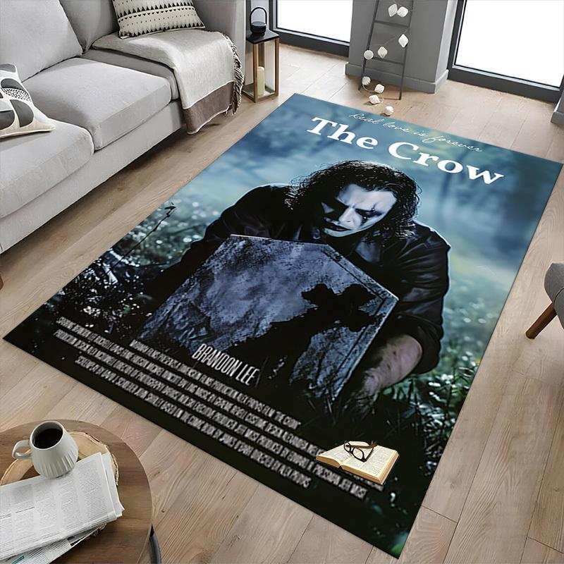 1pc Real Love Is Forever The Crow Carpet, Office Rug Outdoor Mat Home Decor Area Carpet Festival