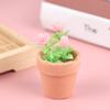 1 szt. Miniaturowy domek dla lalek Miniaturowa róża doniczkowa roślina