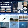 Windshield Repair Kit, Quick And Efficiency Glass Repair Fluid, Car Windshield Crack Repair Resin Kit For Fixing Chips, Bulls-Eye, Cracks And