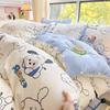 Bedding Four-piece Set, Cotton Pure Cotton Floral Quilt Cover, Bed Sheet Dormitory Three-piece Set