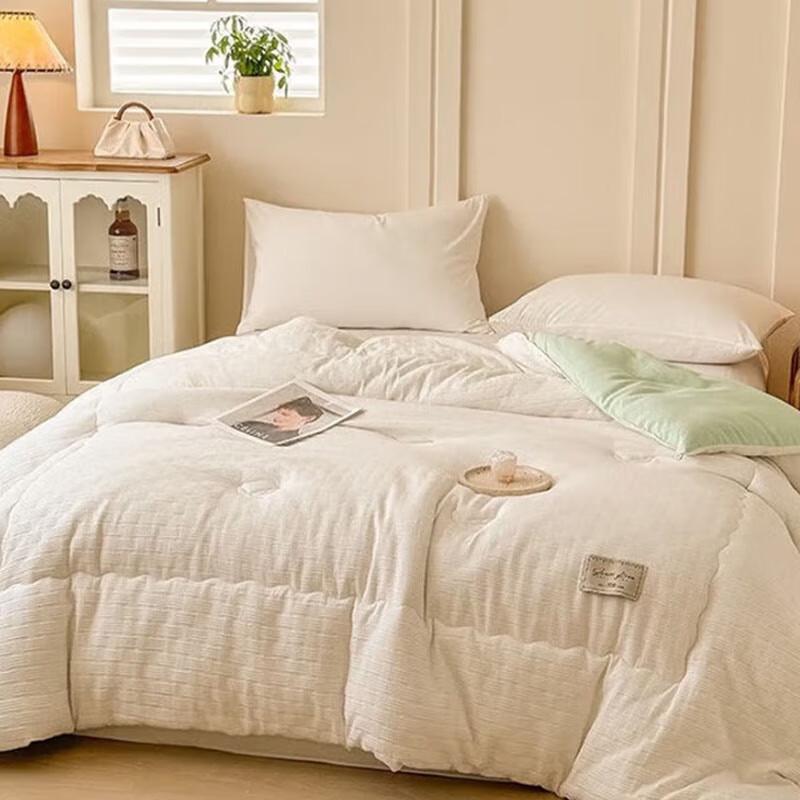 

HLLTON MEIJU Luxury Waffle Jacquard Soy Fiber Quilt