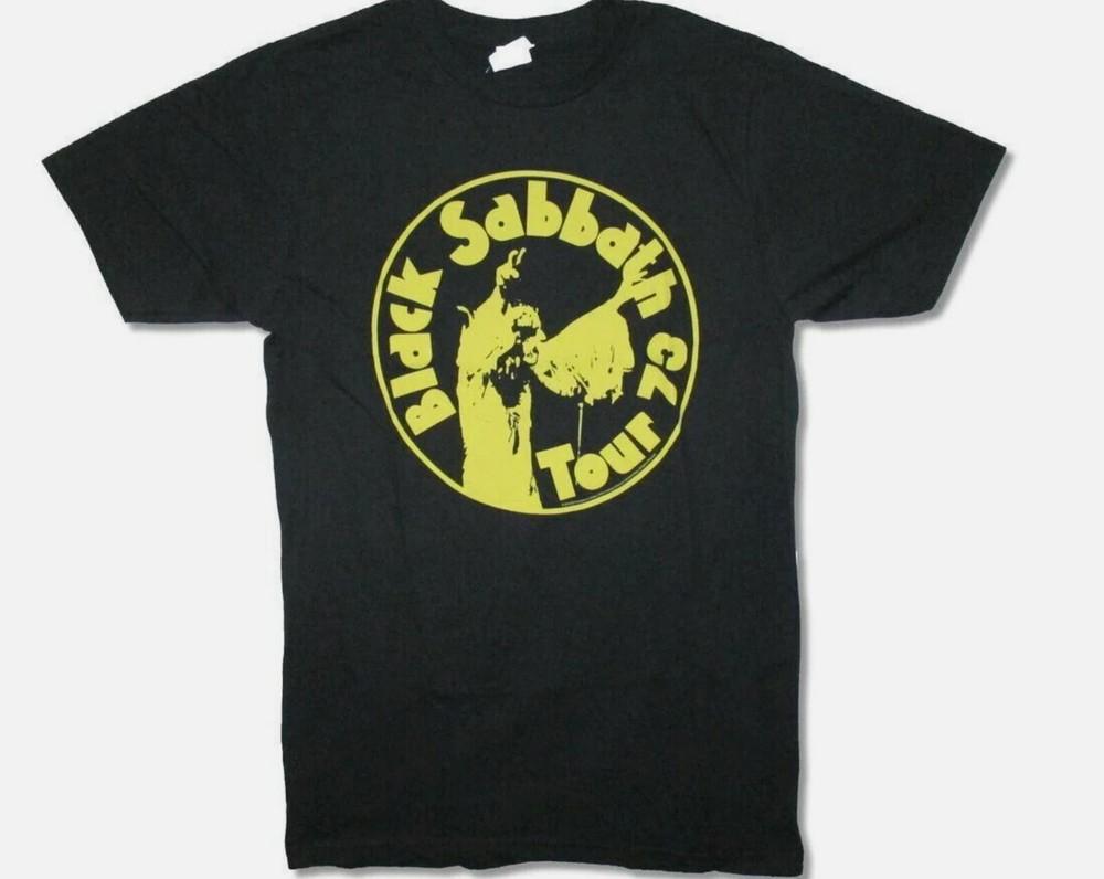 VINTAGE BLACK SABBATH TOUR 1973 BLACK T SHIRT Unisex T-Shirt L