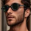 New Nd Adjustable Zoom Round Frame Sunglasses Neutral Outdoor Driving Fishing Steampunk Style Uv400 Sunglasses