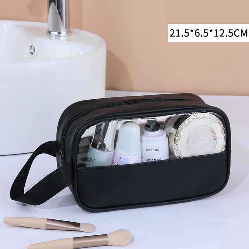 Portable Travel Cosmetic Bag Women Transparent Makeup Bags Large Capacity Bath Wash Bag Multifunction Waterproof Storage Case