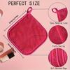 Soft & Gentle Microfiber Facial Cleansing Cloths-Effective Makeup Remover, Exfoliating Face Towels with Convenient Hanging Loop