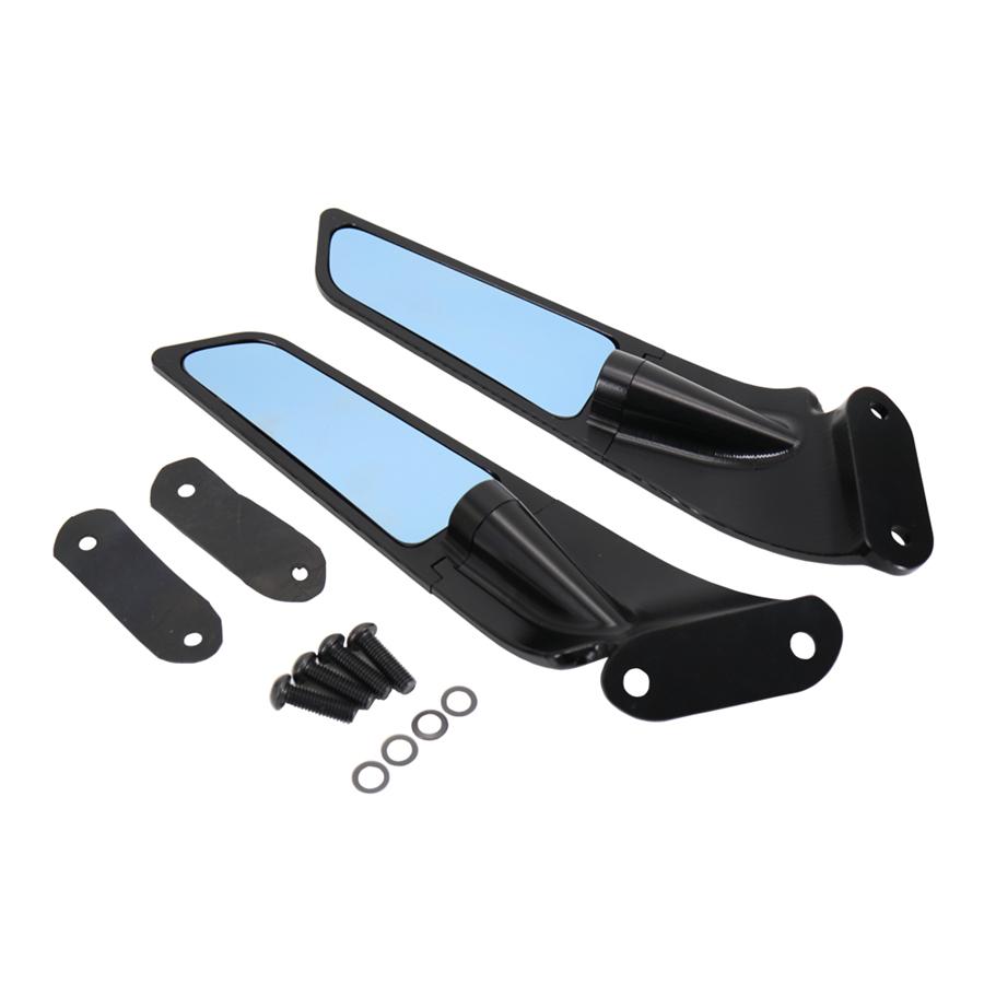 

CNC-Pivoting Side Rearview Mirror with Wing for kawasaki ninja 400650