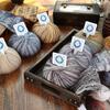 Fil de laine de coton mohair camouflage dégradé pour tricot à la main d'écharpes et de bonnets