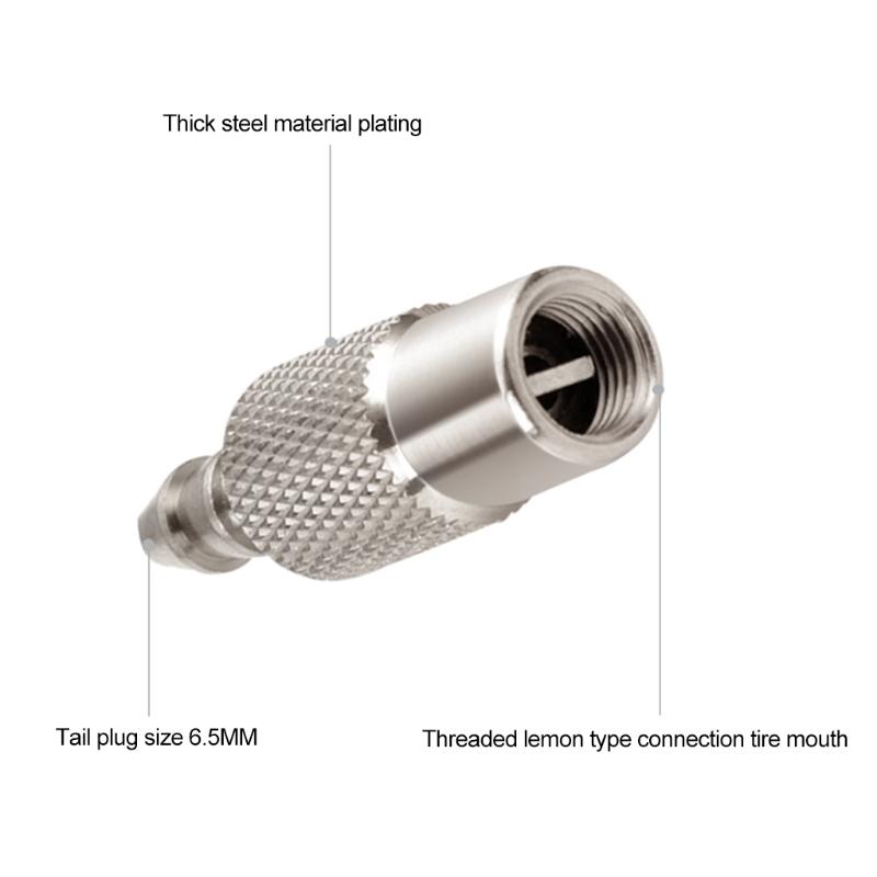 6.5mm Air Line Hose Compressor Fitting Connector MetalNozzle for Pneumatic Tools Quick Release Connector