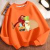 Children's Fashion John's Farm Hoodies for Autumn and Winter, Casual Round-neck Hoodies for Boys and Girls