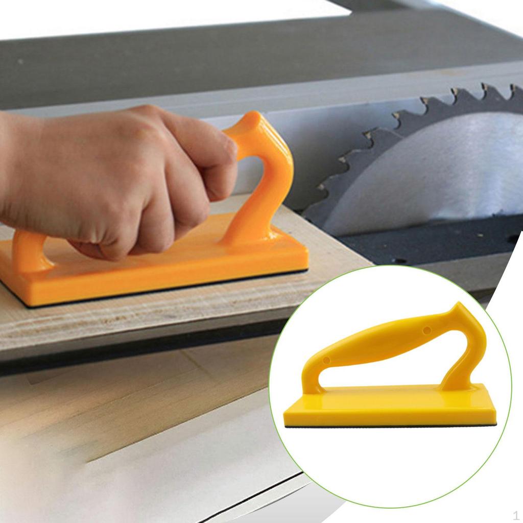 Woodworking Push Block for Router Tables 2mm Rubber Base Balanced Force Design