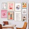 Kunstdruck Aquarell Sushi Poster Küchenwand Leinwandbild Japan Restaurant Dekoration Japanische Ramen Nudeln Katze Illustriert