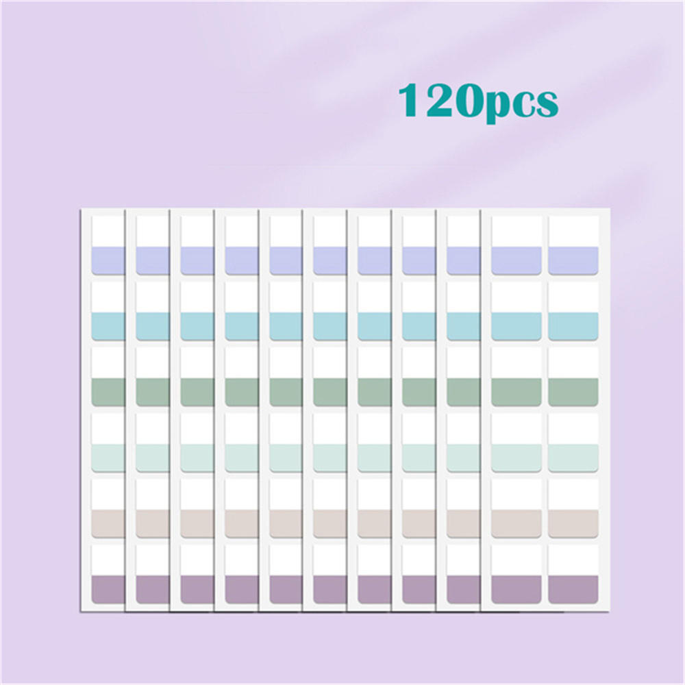 200-Piece Repositionable Index Tabs - Color-Coded Page Markers With Writable Surface For Office & School