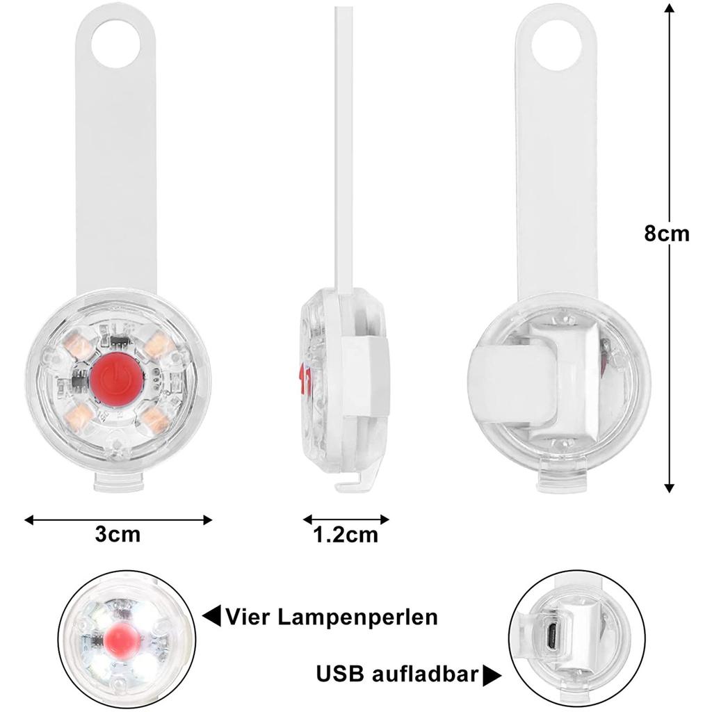 USB Charging Pet Luminous Anti-lost Pendant, Pet Safety Light Luminous Dog Tag