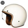 ORZ Motorcycle retro helmet for men and women, half helmet for cruising3/4Helmet for scooter, suitable for all seasons, personalized3C Authentication