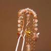 Tang Style Maple Leaf Tassel Hairpin - Mid-Autumn Hanfu Headdress