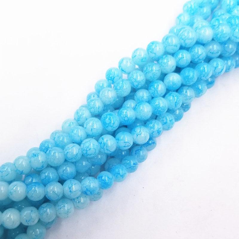 70/108pcs 8mm Glass Loose Beads DIY Handmade Accessories for Bracelet Necklace  Jewelry Making