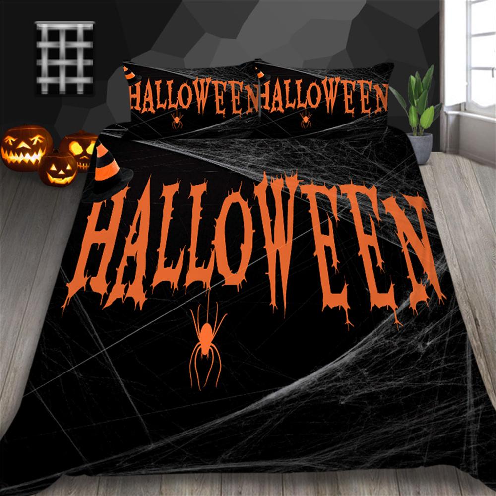 Duvet Cover Set Halloween Home Bedclothes Luxurious Bedding Sets King Size Bedding with Pillowcase Children Bedding Set