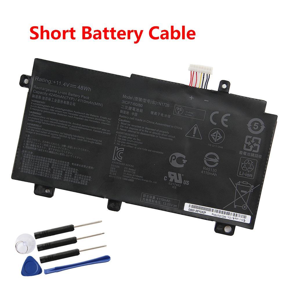 NEUE Ersatzbatterie für ASUS FX86 FX80G FX80GE/GD8750 FX95G FX505G FX504G FX86FE FX86FM FX505 B31N1726 Laptop-Akku 4240mAh