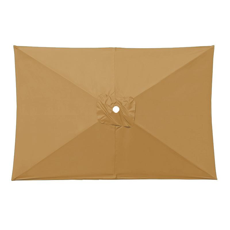 Outdoor Rectangular Parasol Cloth Garden Patio Sunshade Rainproof Sun Umbrella Replacement Cloth Heavy Duty Replacement Canopy
