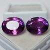 Natural Purple Tanzanite Loose Gemstone 18.10 Ct Oval Shape Pair for Jewelry Making and Crafts