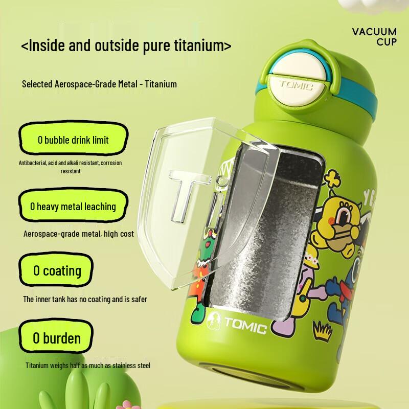 Temake 550ml Children s Insulated Straw Cup
