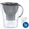 Carafe filtrante - Marella Graphite - Capacité 2,4L dont 1,4L d'eau filtrée - 1 Cartouche Maxtra Pro All-In-1 incluse