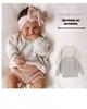 Infant Woolen Knitted Plaid Cotton Sweater Set
