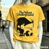 The Velvet Underground Für Fan Geschenk T-Shirt Unisex Unisex Harajuku Oversized Unisex Kurzarm Streetwear Hohe Qualität Paare T-Shirt
