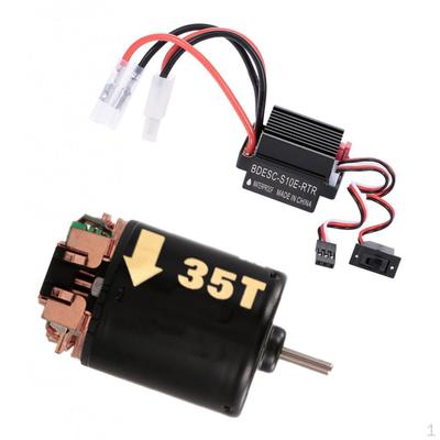 Motor escovado 540 35T com ESC 60A 2-3 bicos para rastreador Axial Scx10 D90 HPI