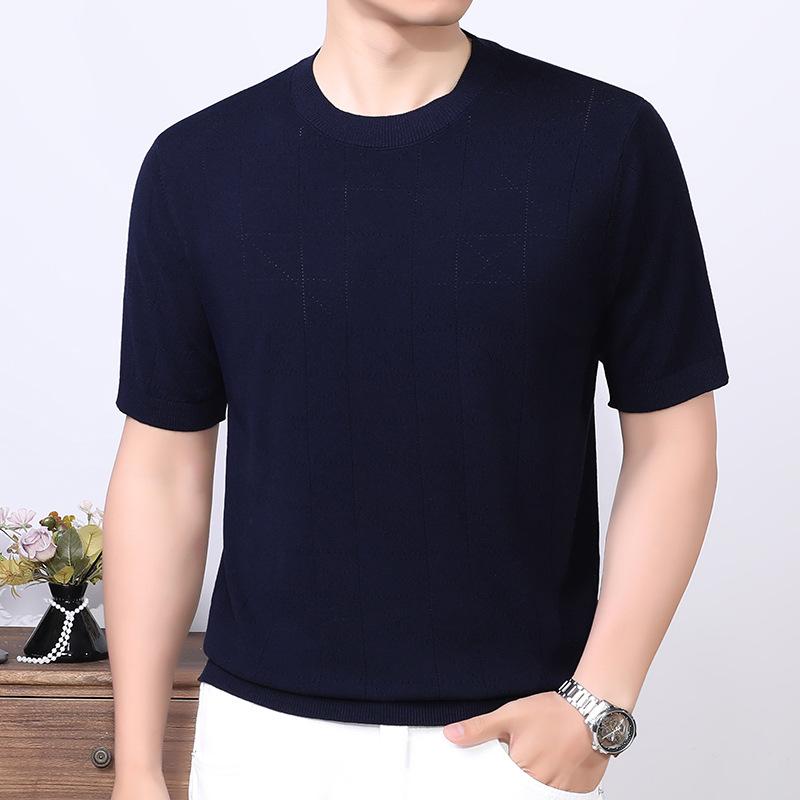 Summer Men s Short Sleeve Crew Neck Short Sleeve T-Shirt M